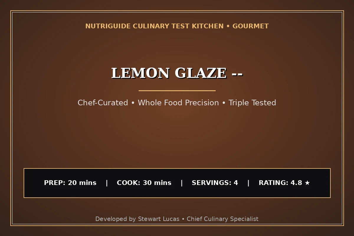 Lemon Glaze --