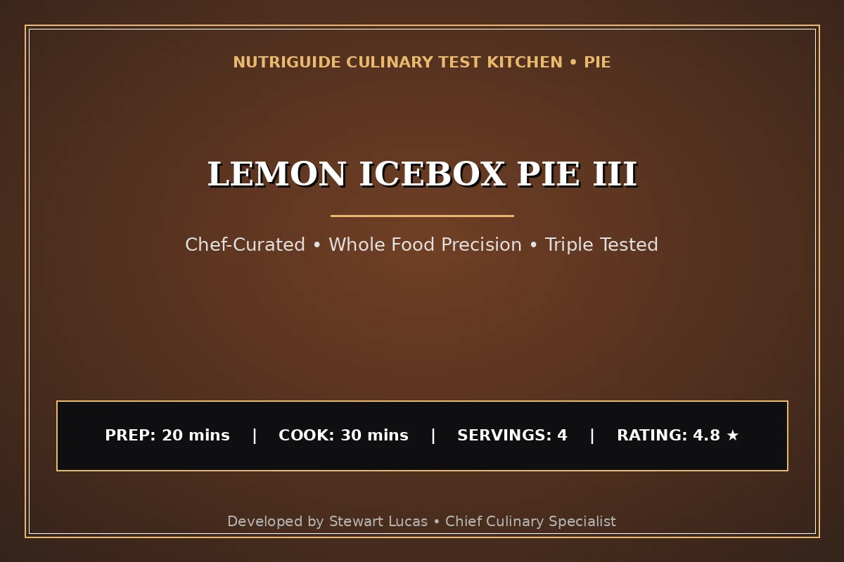 Lemon Icebox Pie Iii