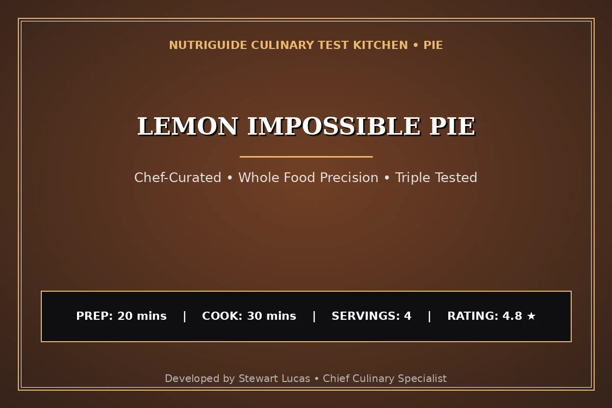 Lemon Impossible Pie