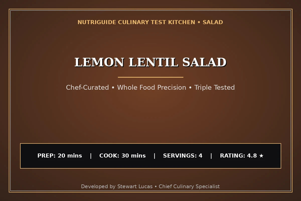 Lemon Lentil Salad