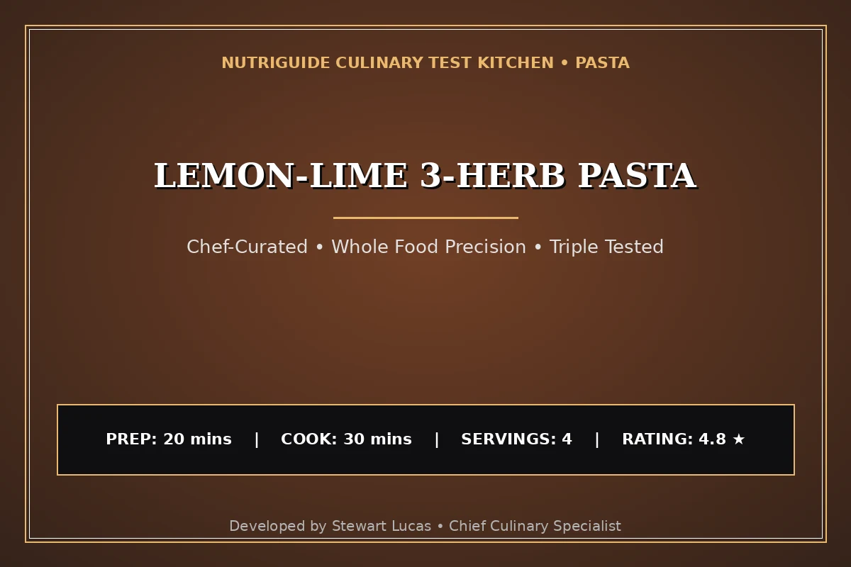 Lemon-Lime 3-Herb Pasta
