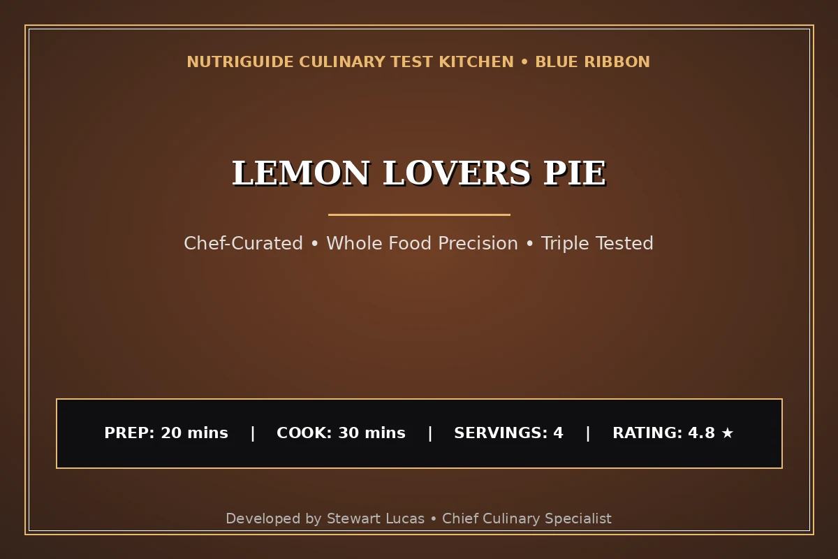 Lemon Lovers Pie