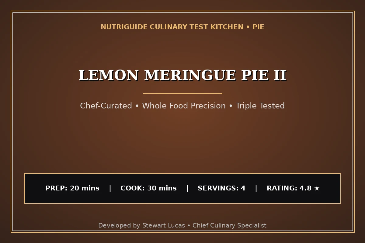 Lemon Meringue Pie Ii