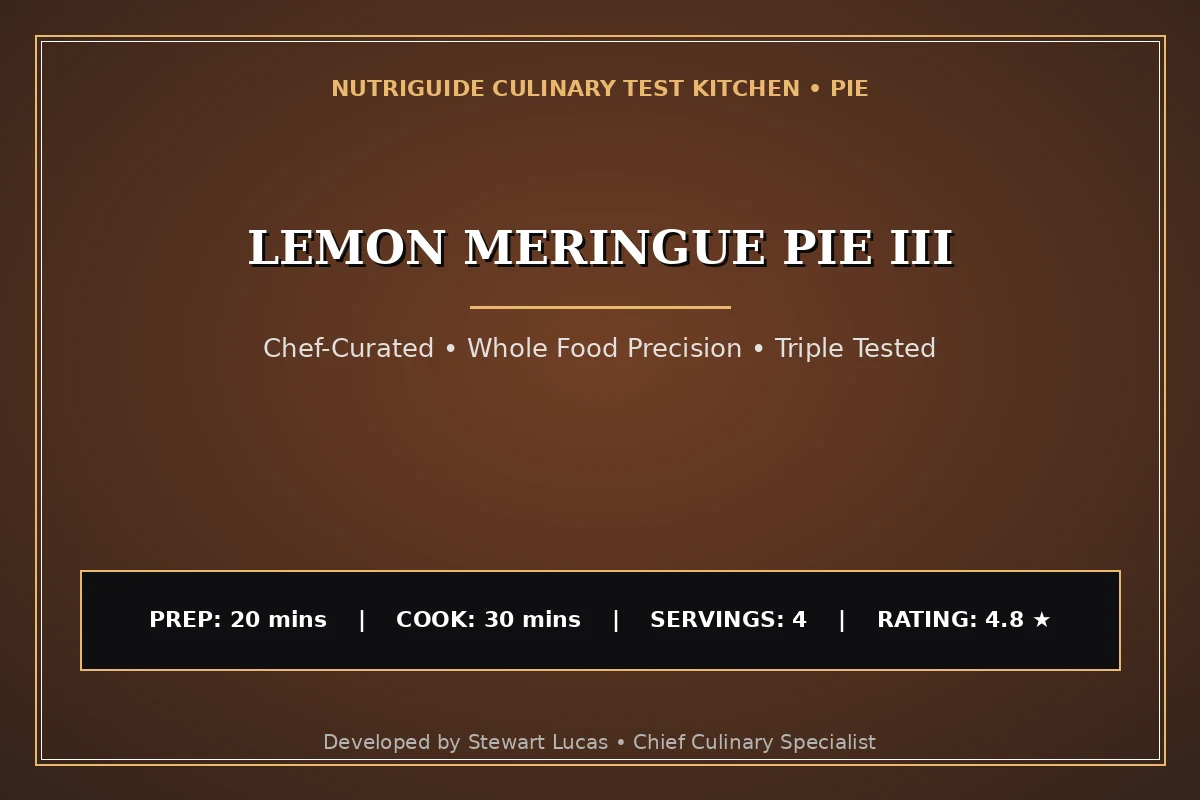 Lemon Meringue Pie Iii