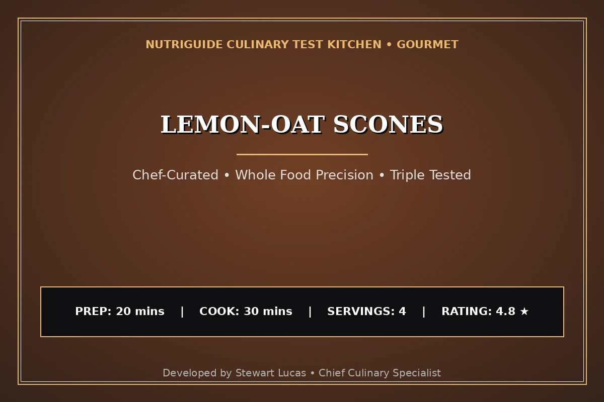 Lemon-Oat Scones