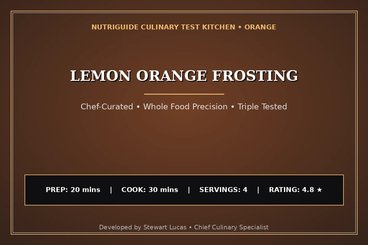 Lemon Orange Frosting