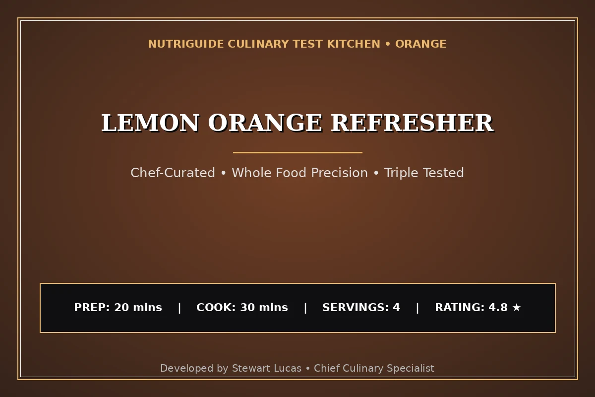Lemon Orange Refresher