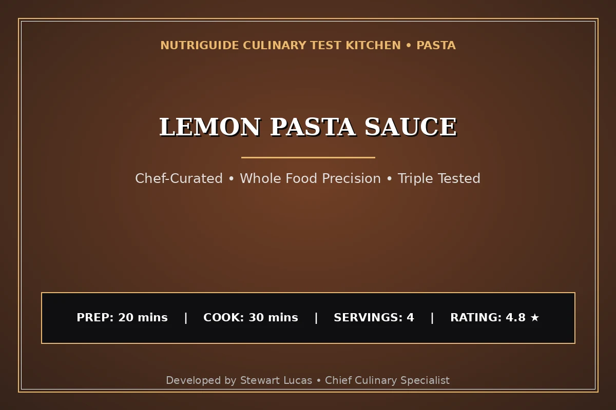 Lemon Pasta Sauce
