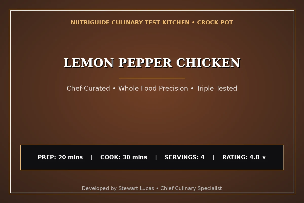 Lemon Pepper Chicken