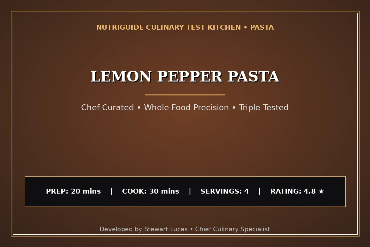Lemon Pepper Pasta