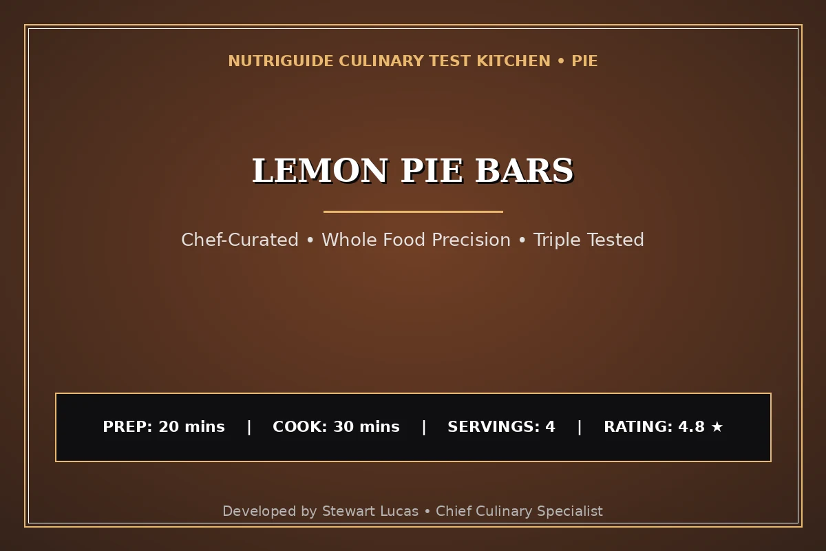 Lemon Pie Bars