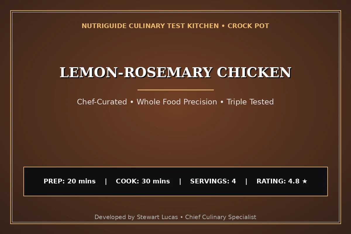 Lemon-Rosemary Chicken