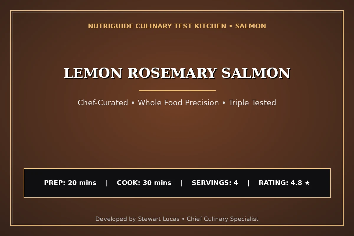 Lemon Rosemary Salmon