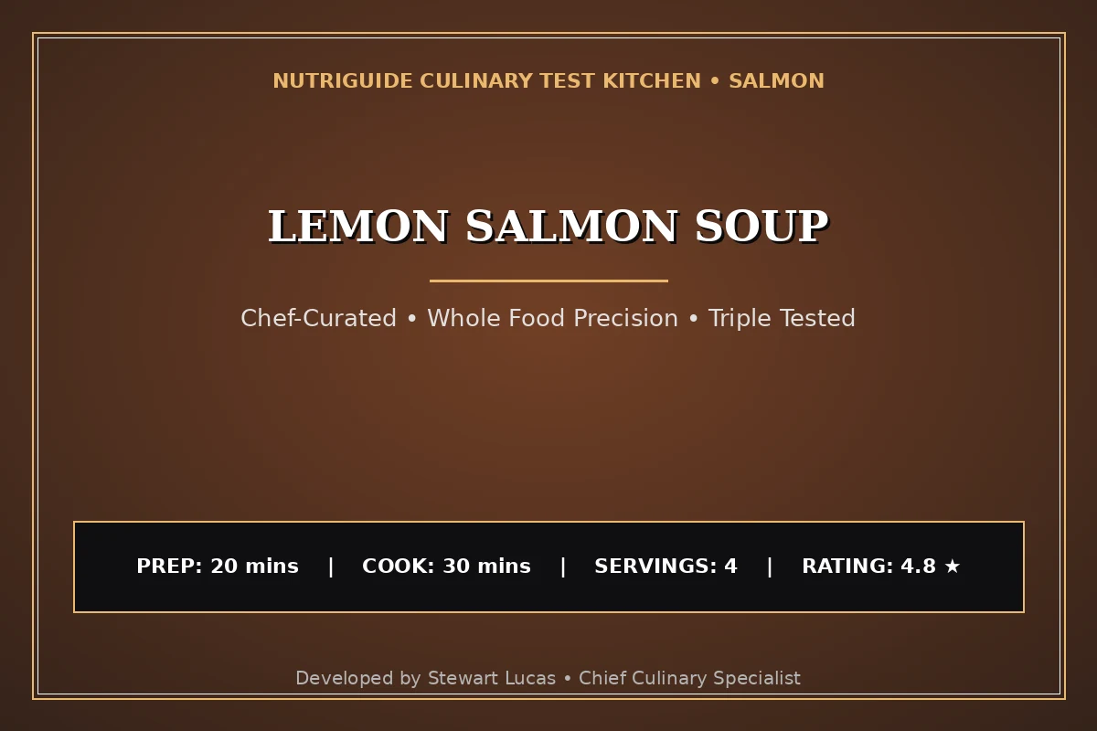 Lemon Salmon Soup