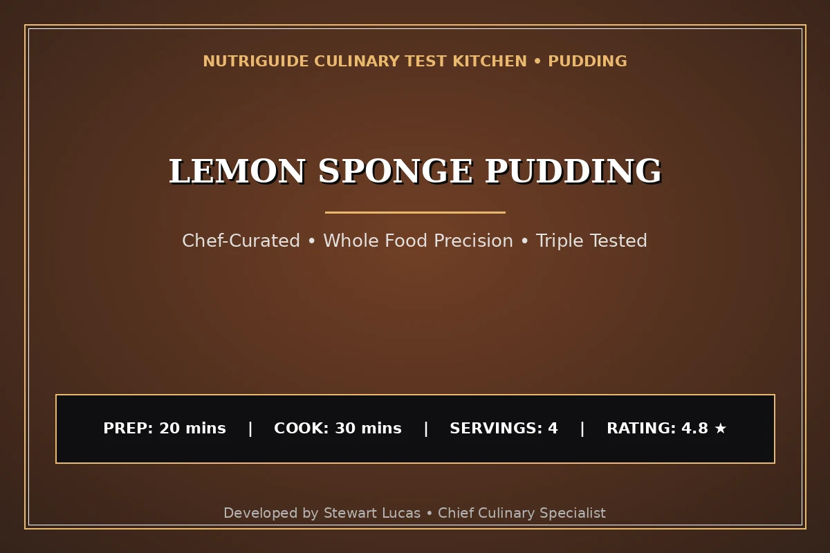 Lemon Sponge Pudding
