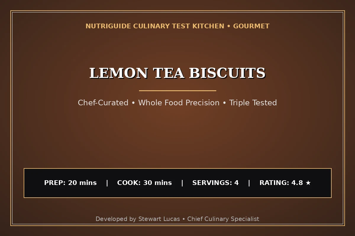 Lemon Tea Biscuits