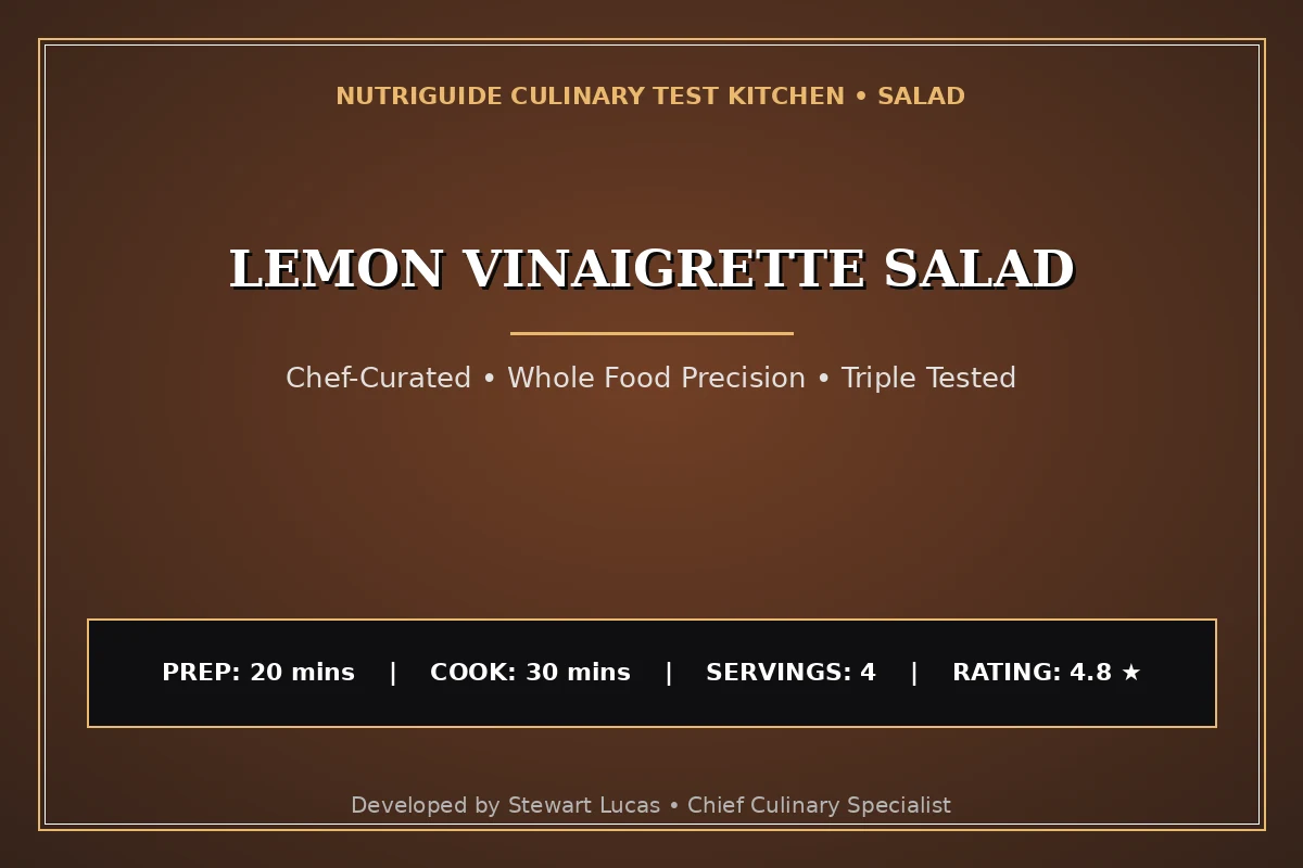 Lemon Vinaigrette Salad