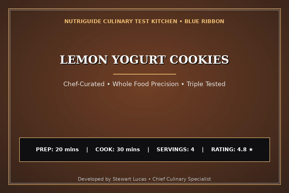 Lemon Yogurt Cookies