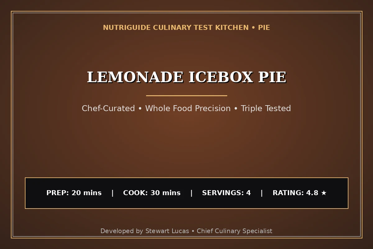 Lemonade Icebox Pie