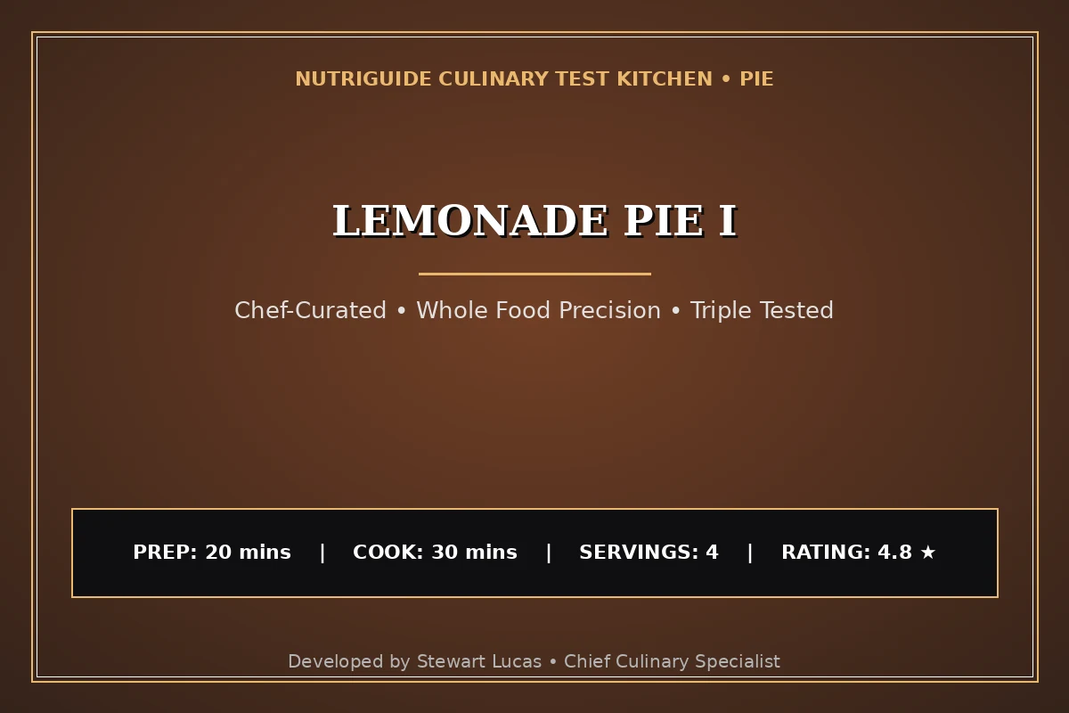 Lemonade Pie I