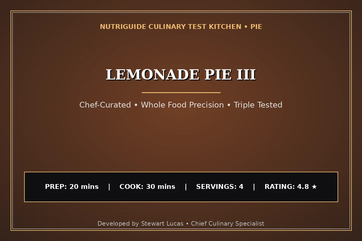 Lemonade Pie Iii