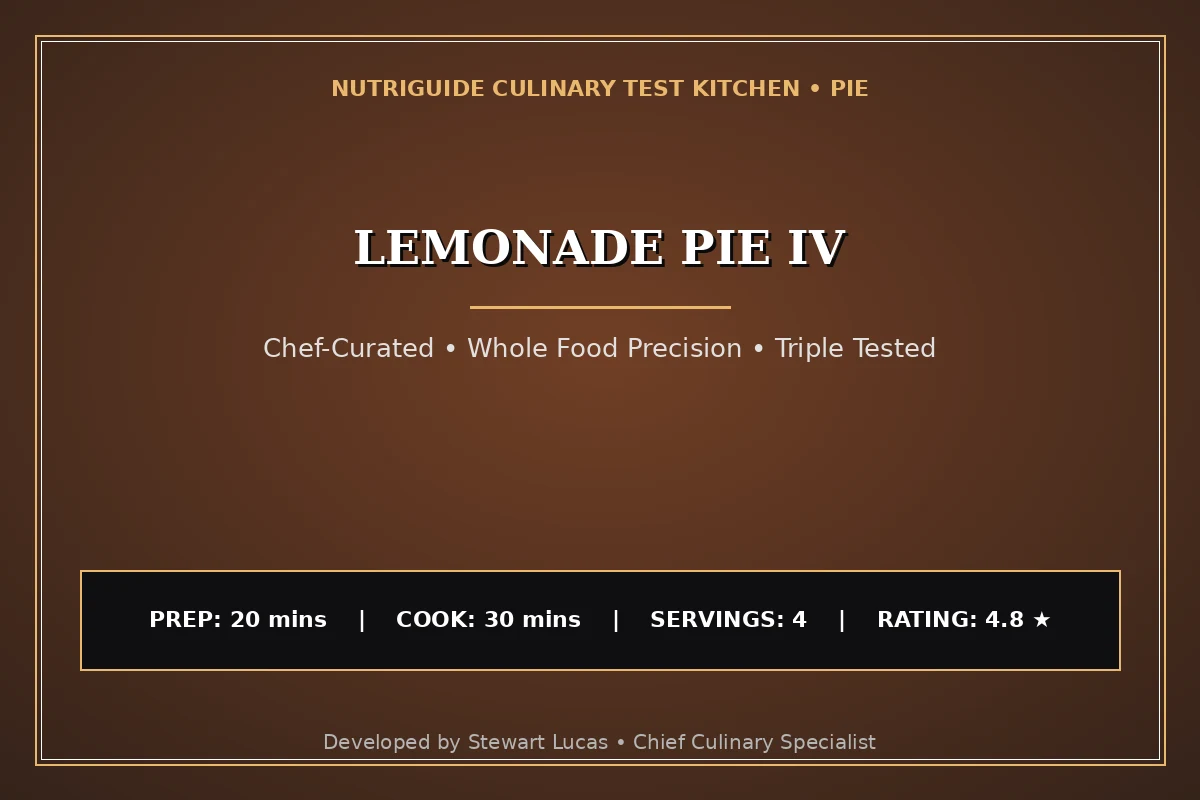 Lemonade Pie Iv