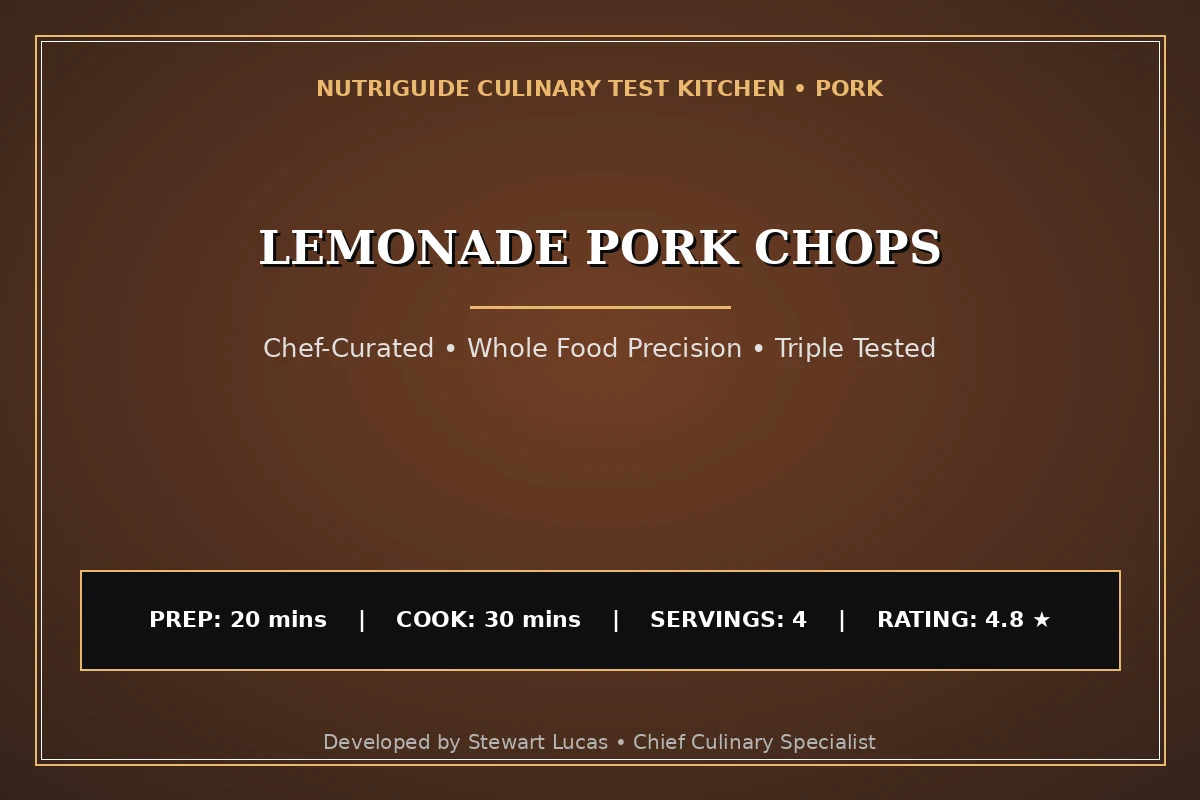 Lemonade Pork Chops