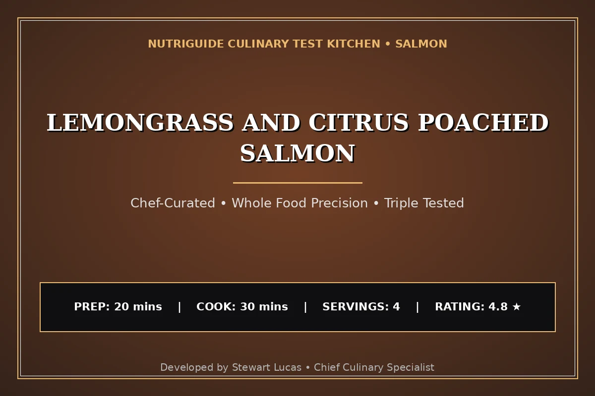 Lemongrass And Citrus Poached Salmon