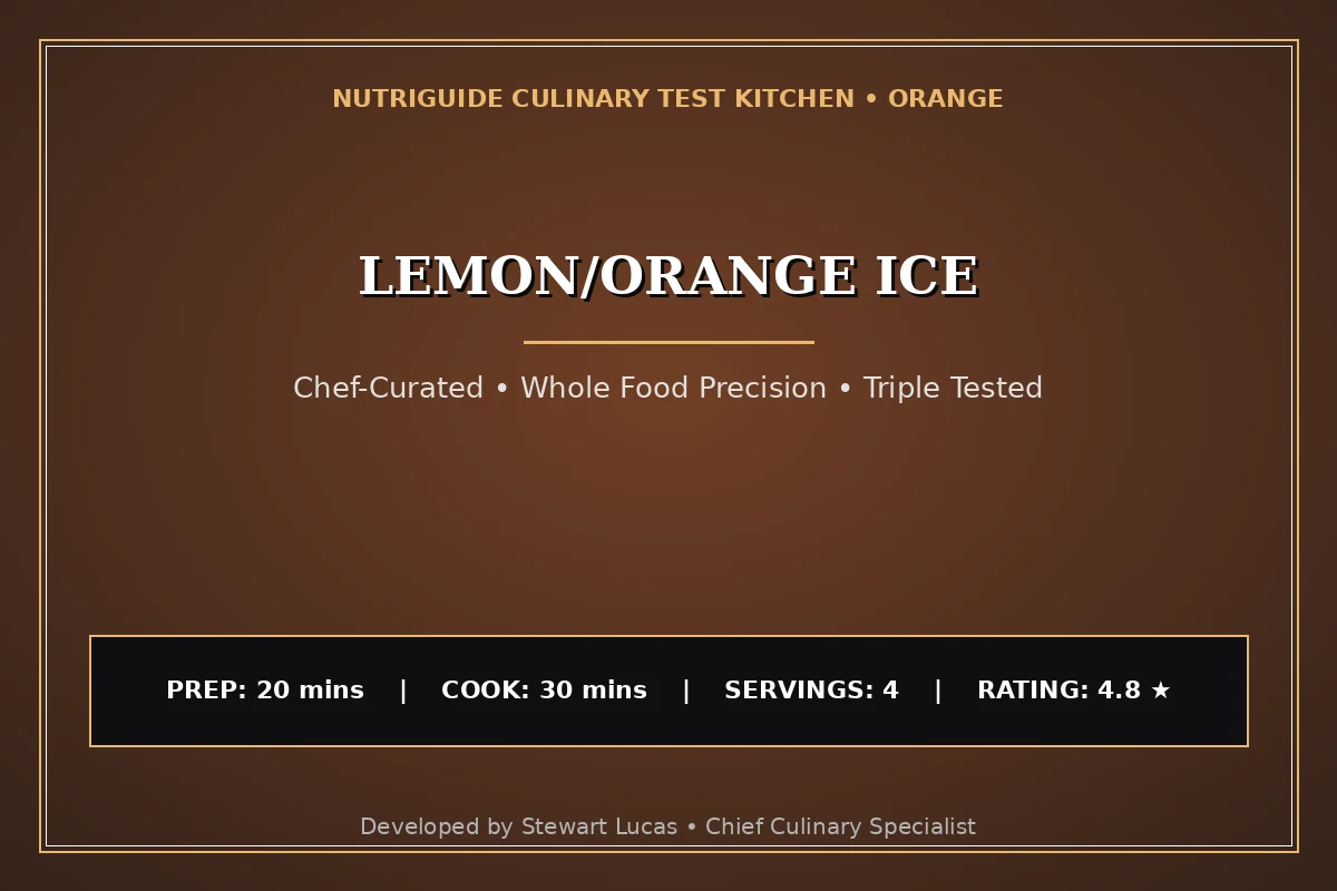 Lemon/Orange Ice