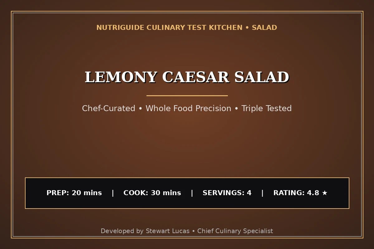 Lemony Caesar Salad