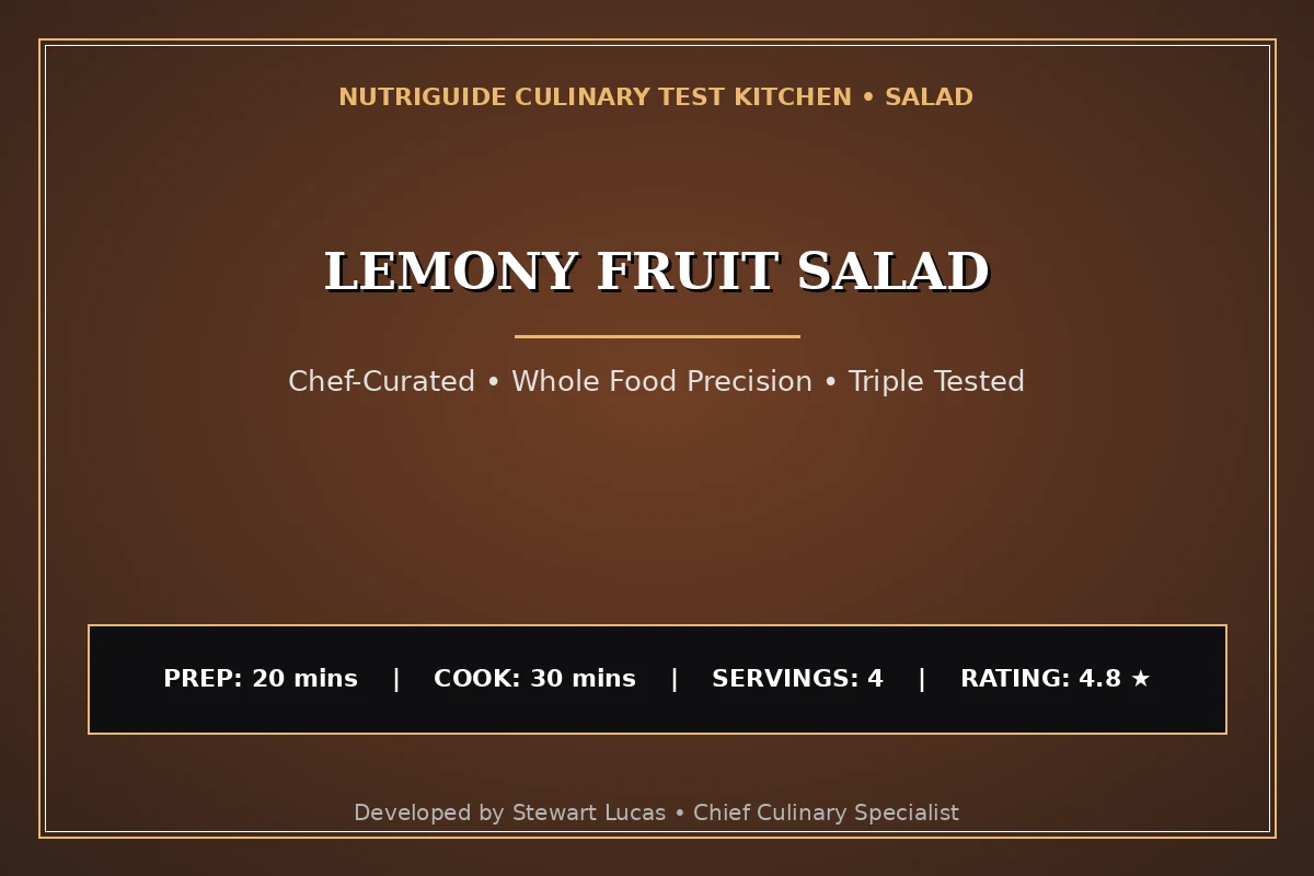 Lemony Fruit Salad