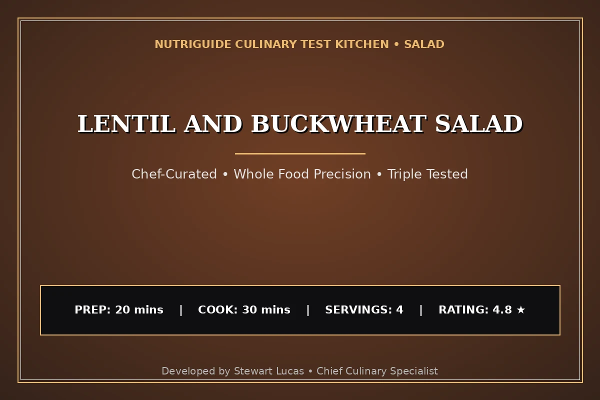 Lentil And Buckwheat Salad