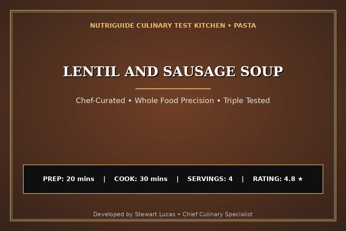 Lentil And Sausage Soup