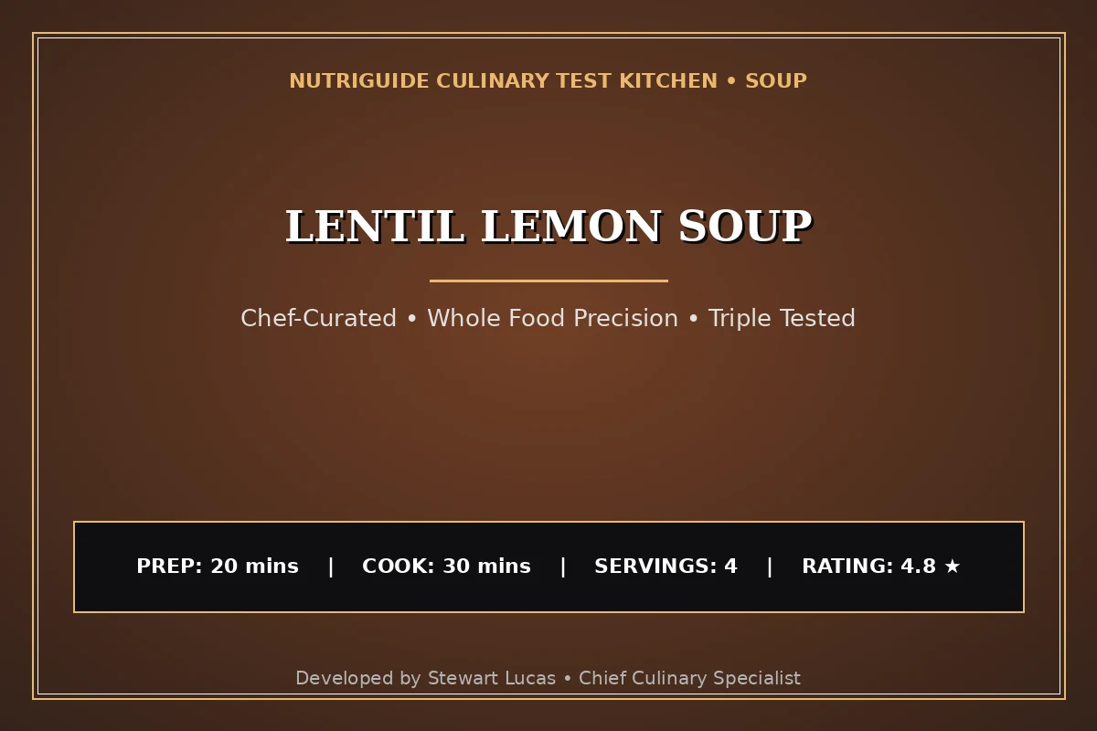 Lentil Lemon Soup