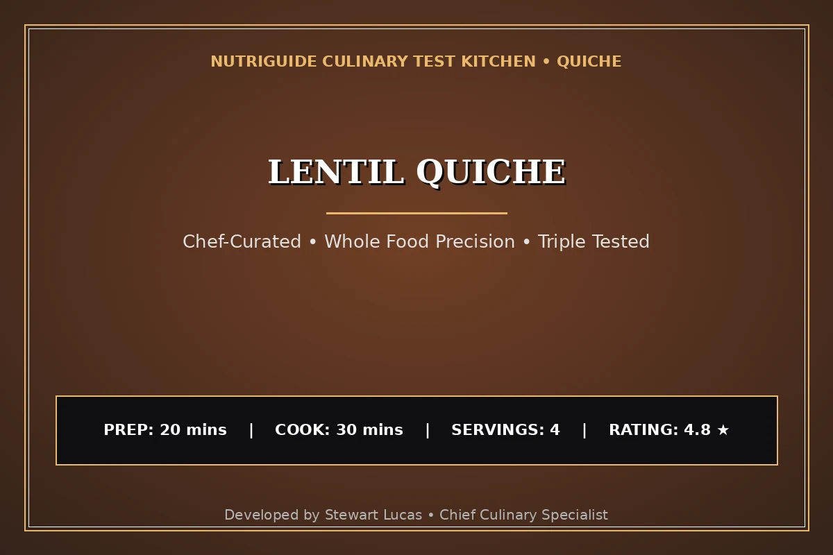 Lentil Quiche