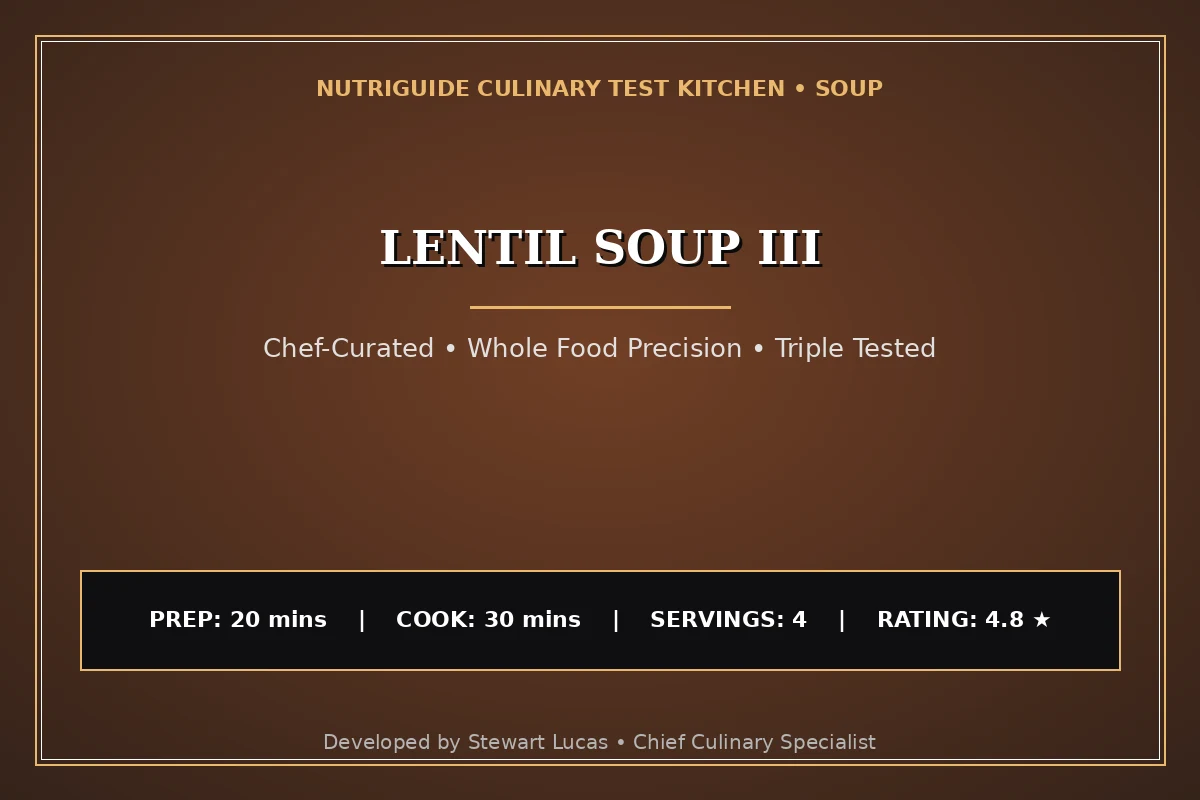 Lentil Soup Iii