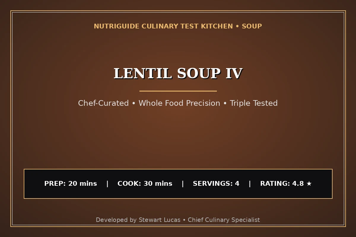 Lentil Soup Iv