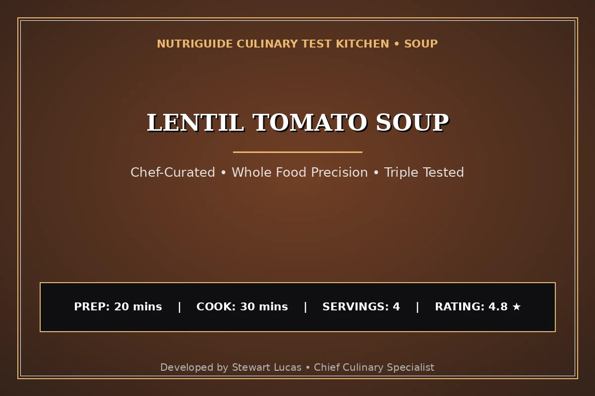Lentil Tomato Soup