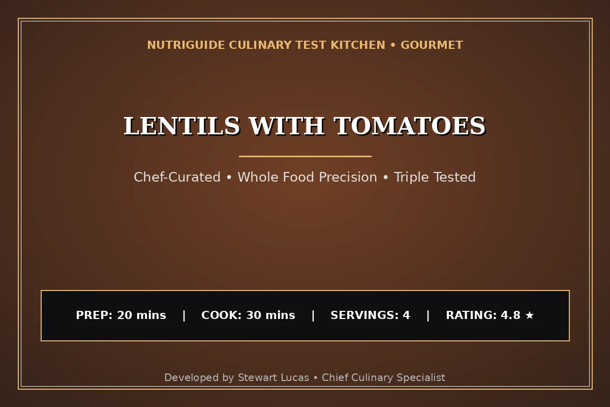 Lentils With Tomatoes