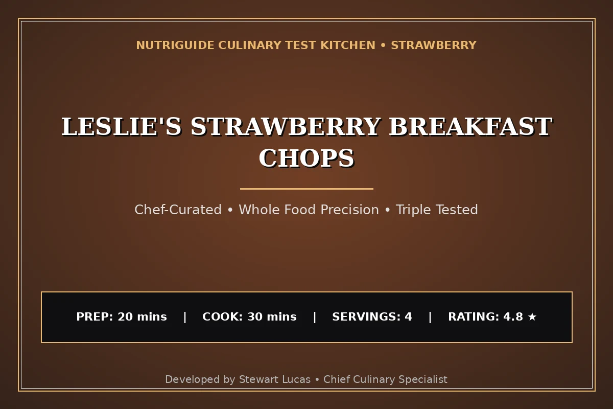 Leslie'S Strawberry Breakfast Chops