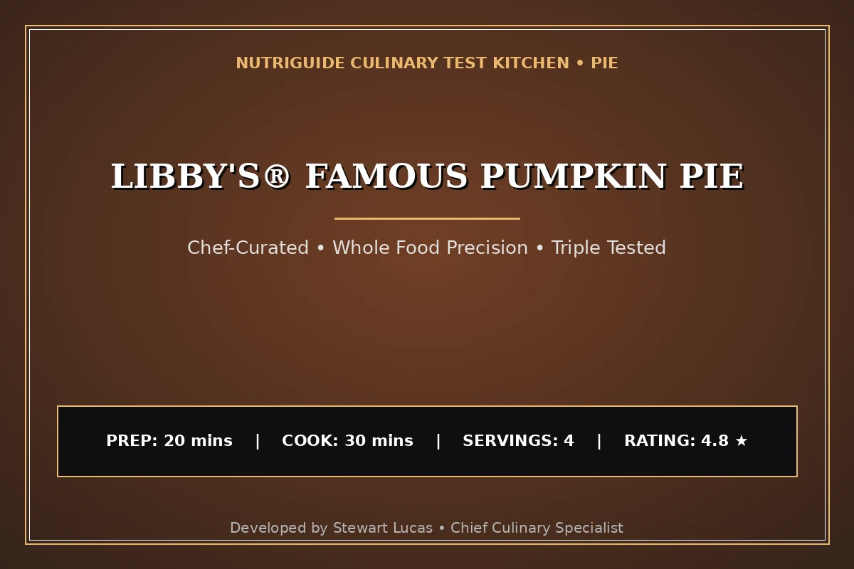 Libby'S® Famous Pumpkin Pie