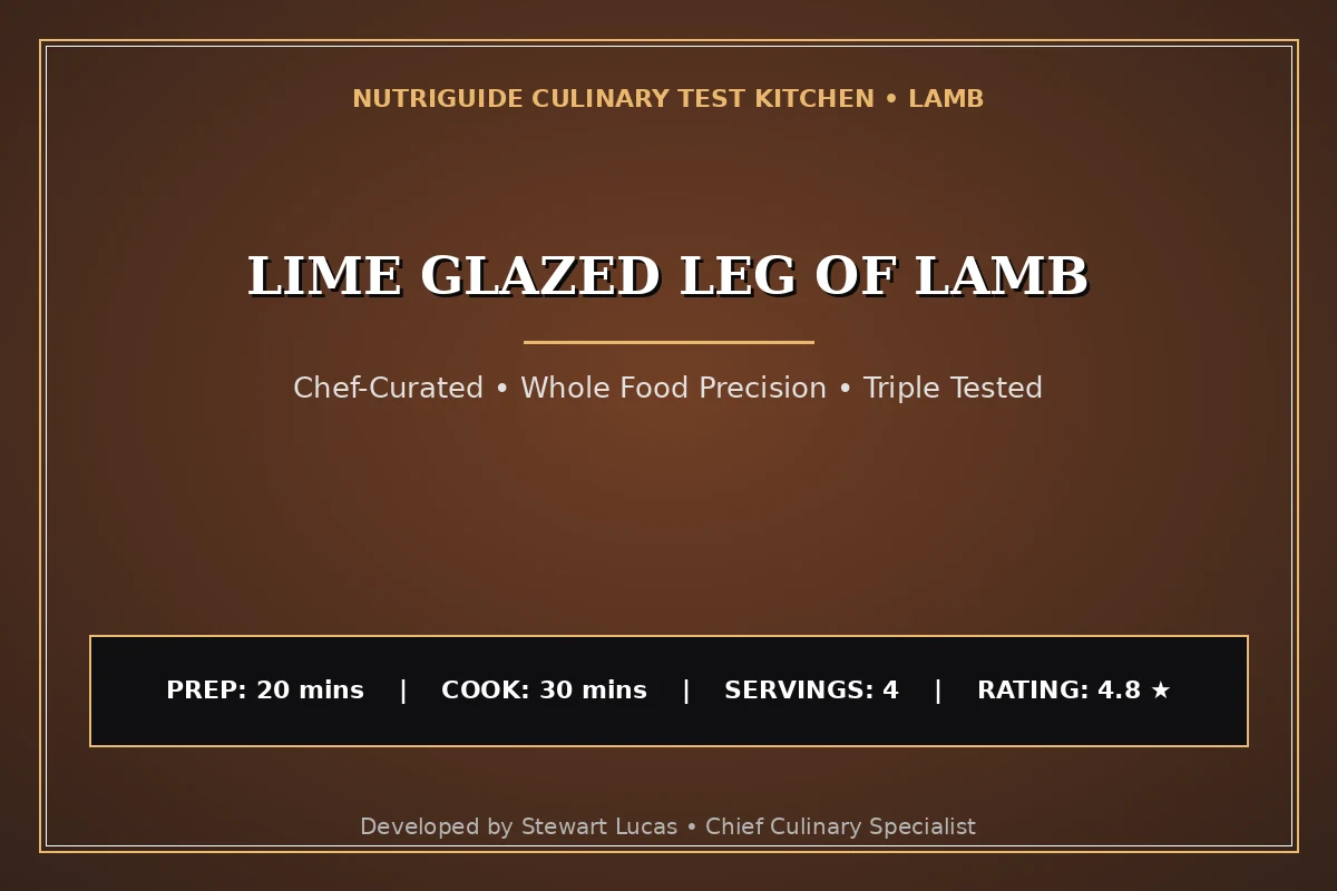 Lime Glazed Leg Of Lamb
