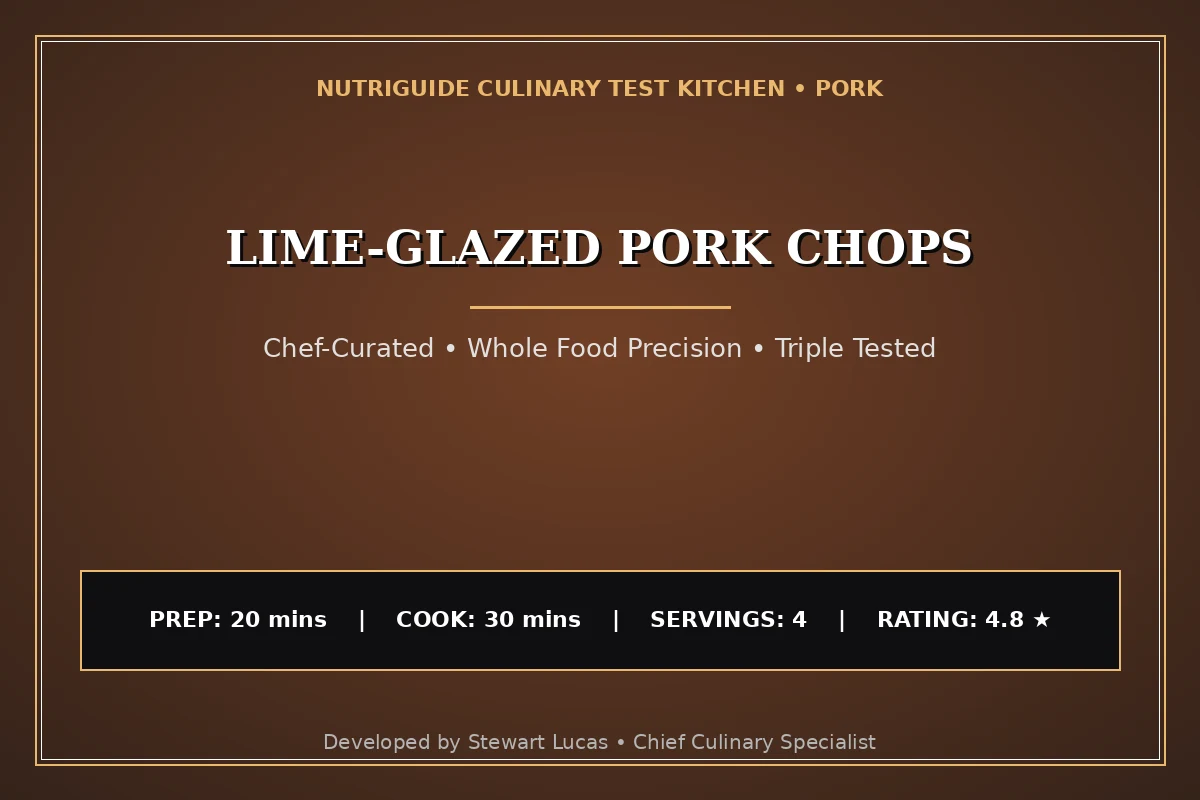 Lime-Glazed Pork Chops