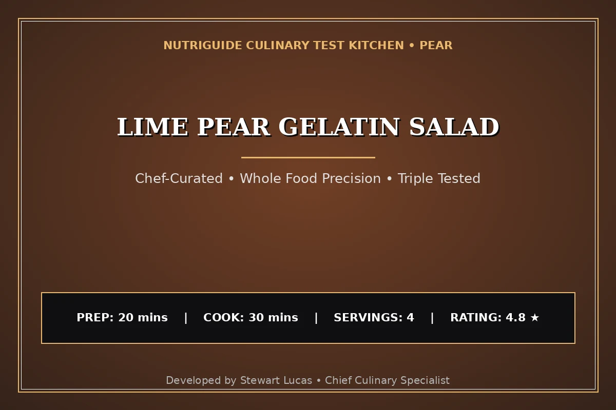 Lime Pear Gelatin Salad