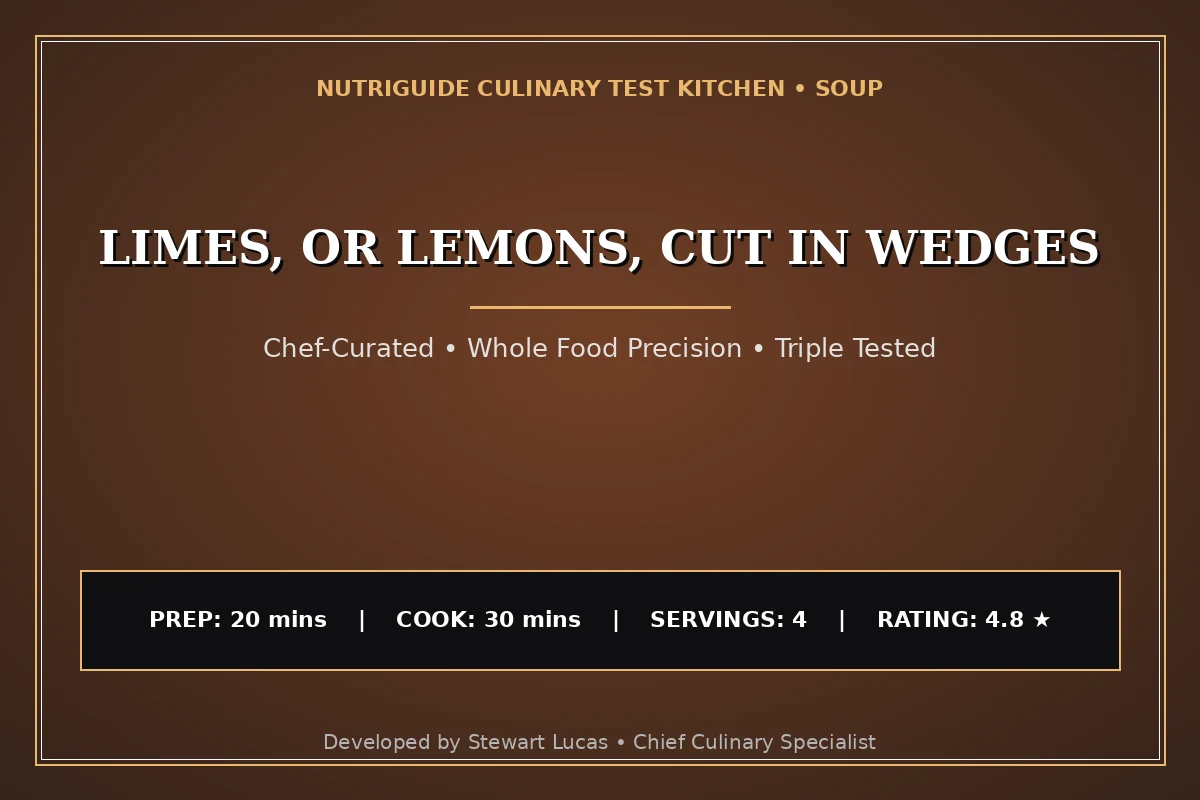 Limes, Or Lemons, Cut In Wedges