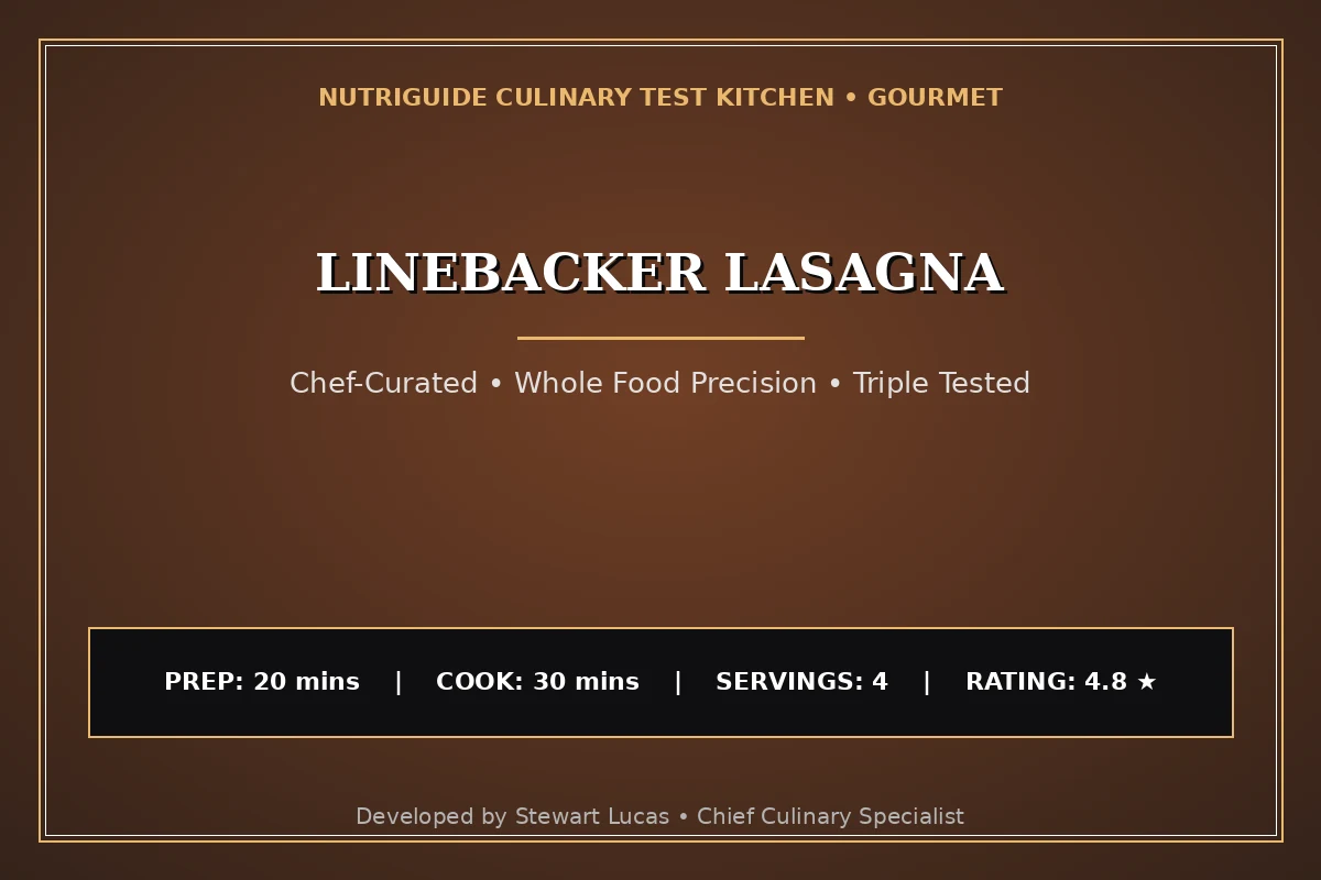 Linebacker Lasagna