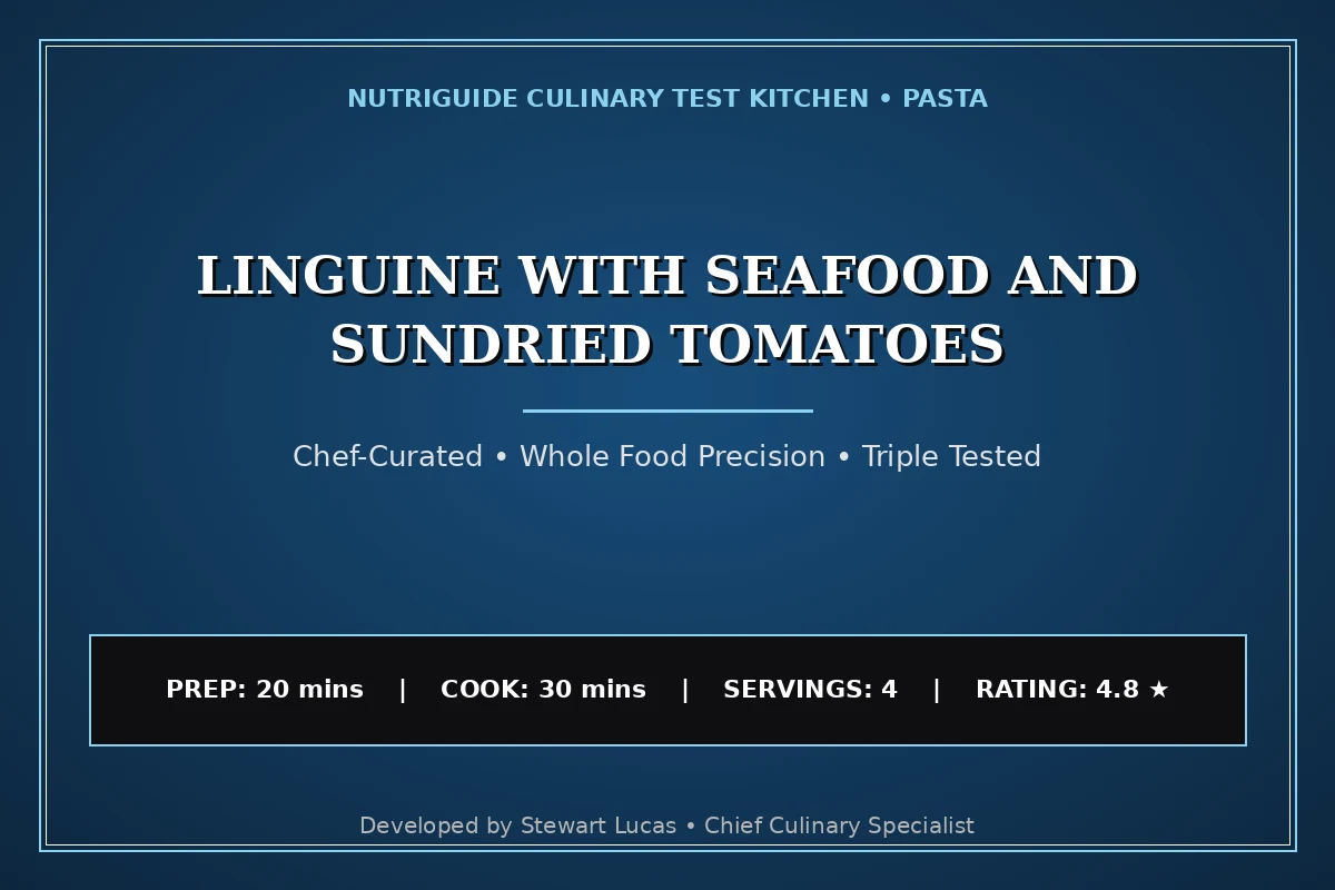 Linguine With Seafood And Sundried Tomatoes
