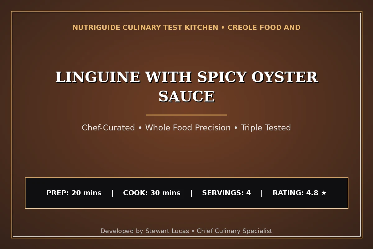 Linguine With Spicy Oyster Sauce