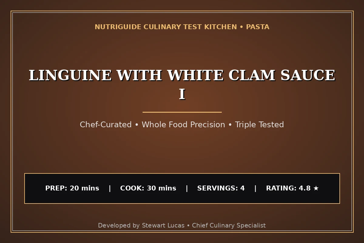 Linguine With White Clam Sauce I