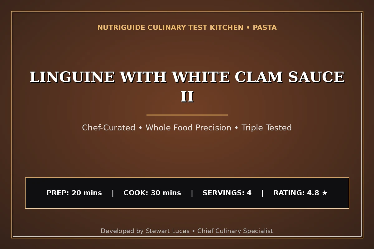 Linguine With White Clam Sauce Ii
